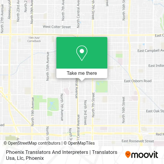Phoenix Translators And Interpreters | Translators Usa, Llc map