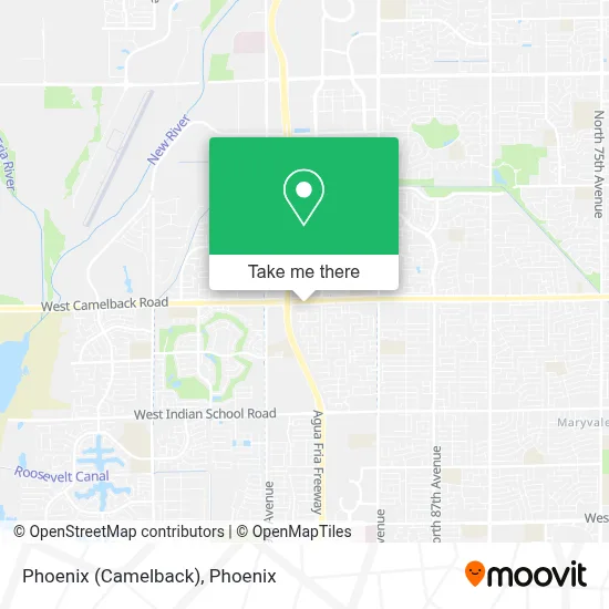 Phoenix (Camelback) map