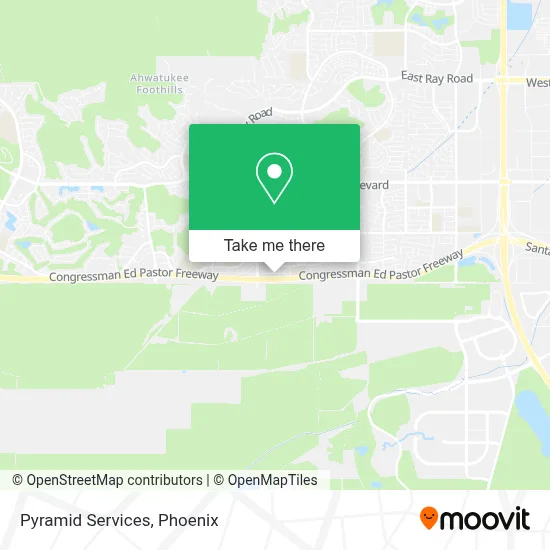 Pyramid Services map