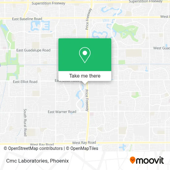 Cmc Laboratories map