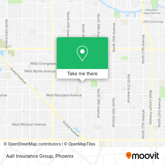 Aall Insurance Group map