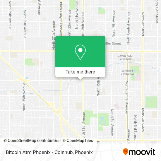 Bitcoin Atm Phoenix - Coinhub map