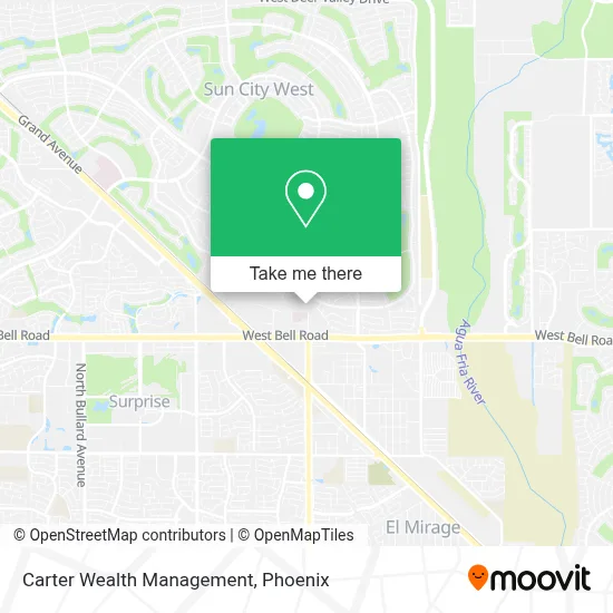 Carter Wealth Management map