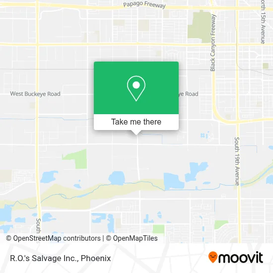 R.O.'s Salvage Inc. map