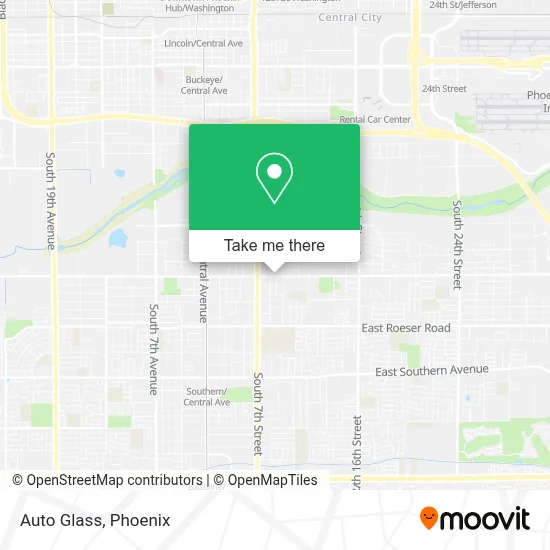 Auto Glass map