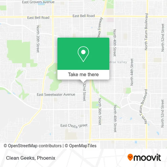 Clean Geeks map