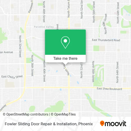 Fowler Sliding Door Repair & Installation map