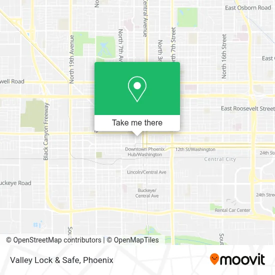 Valley Lock & Safe map