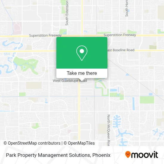 Park Property Management Solutions map
