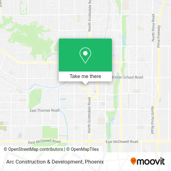 Arc Construction & Development map