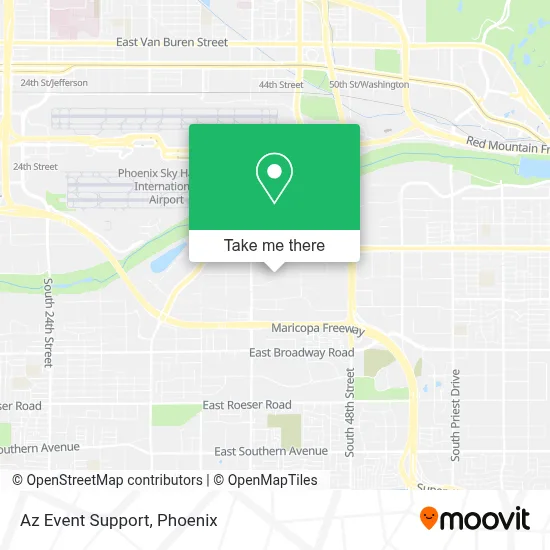 Az Event Support map