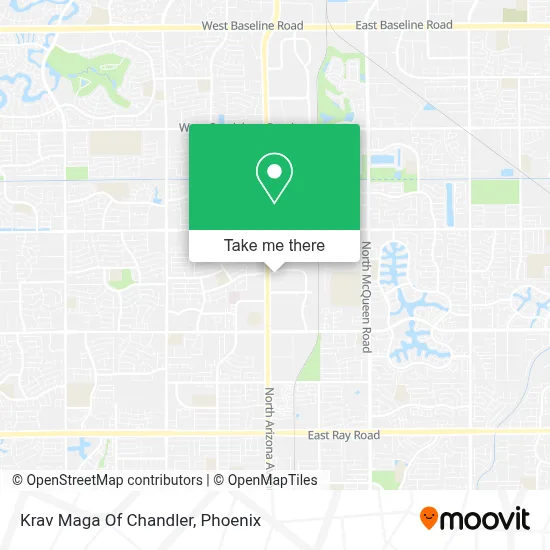 Krav Maga Of Chandler map