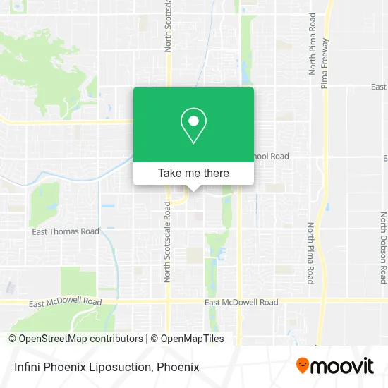 Infini Phoenix Liposuction map