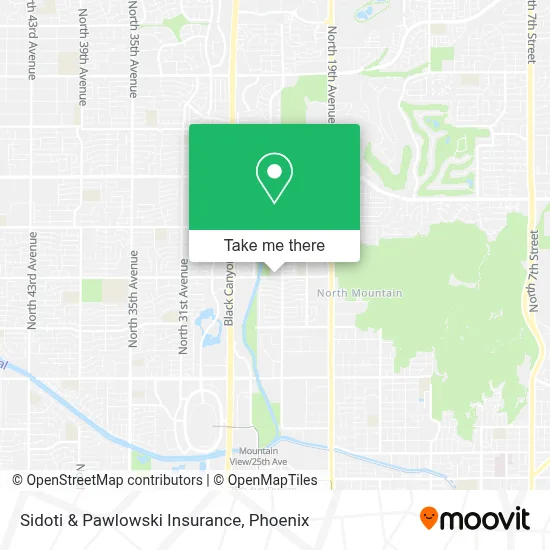 Sidoti & Pawlowski Insurance map