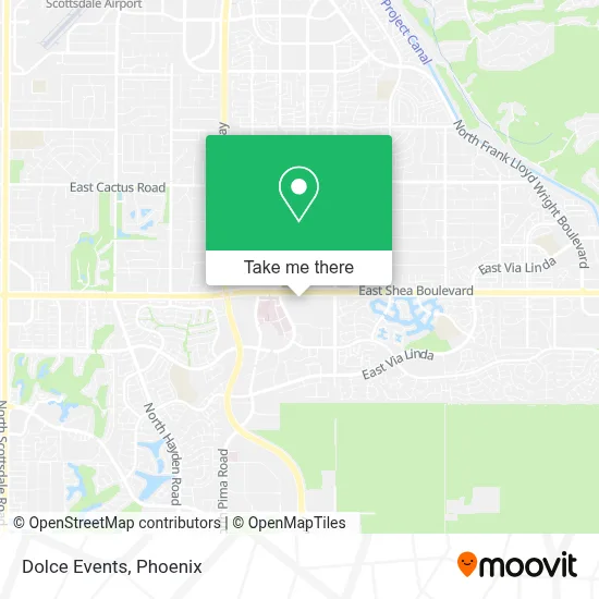 Dolce Events map