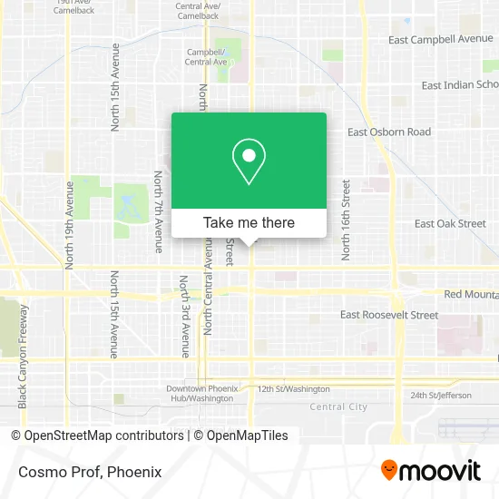 Cosmo Prof map