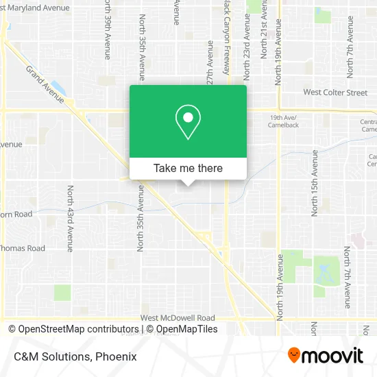 C&M Solutions map