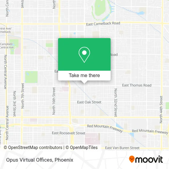 Opus Virtual Offices map