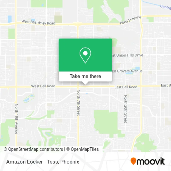 Amazon Locker - Tess map