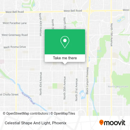 Celestial Shape And Light map