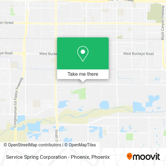 Service Spring Corporation - Phoenix map