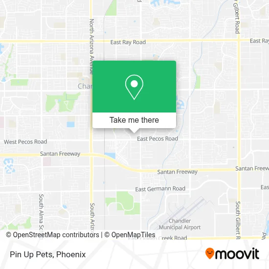 Pin Up Pets map