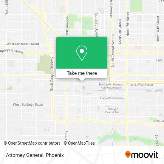 Attorney General map