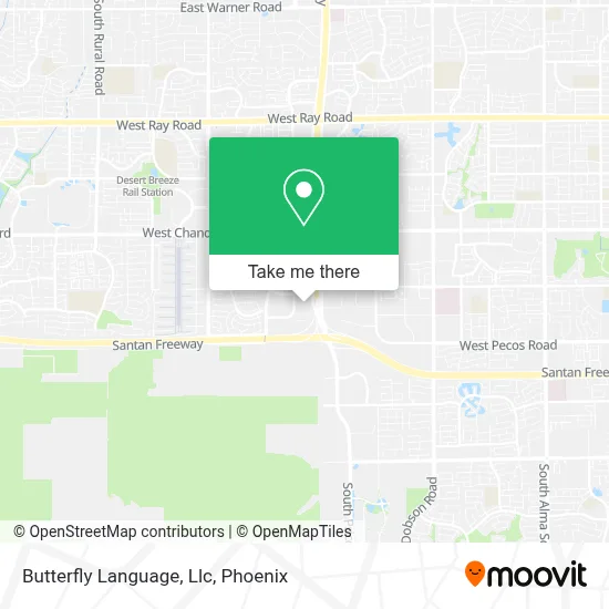 Butterfly Language, Llc map