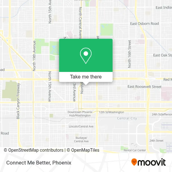 Connect Me Better map