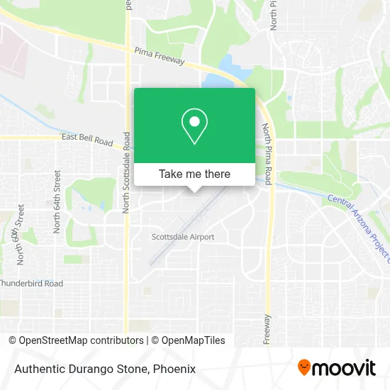 Authentic Durango Stone map