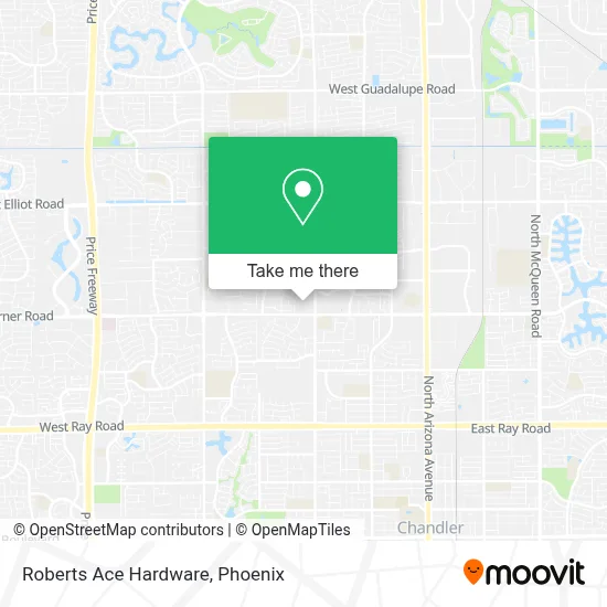 Roberts Ace Hardware map