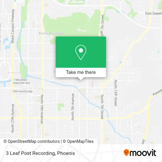3 Leaf Post Recording map