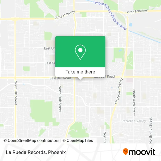 La Rueda Records map