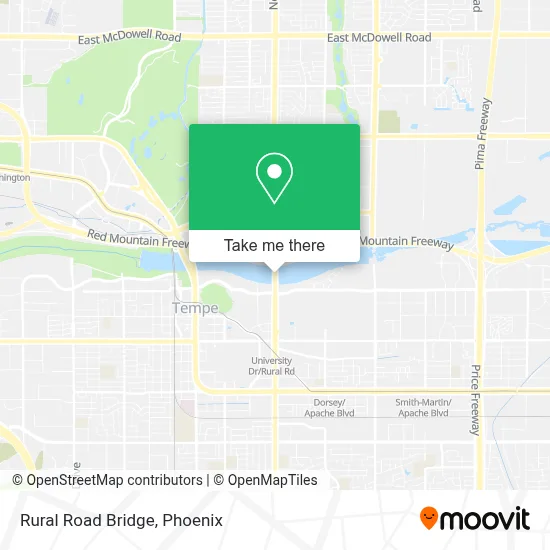 Rural Road Bridge map