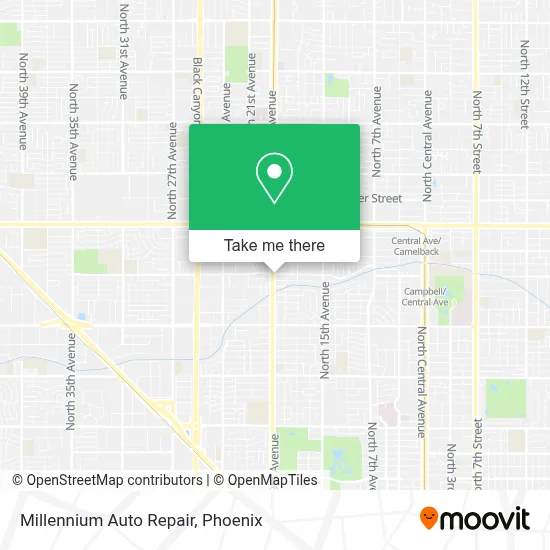 Millennium Auto Repair map