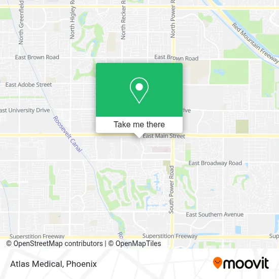 Atlas Medical map