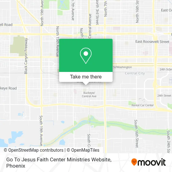 Go To Jesus Faith Center Ministries Website map