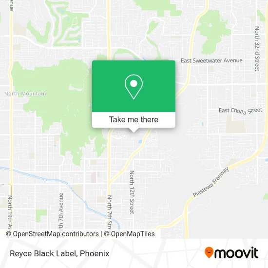 Reyce Black Label map