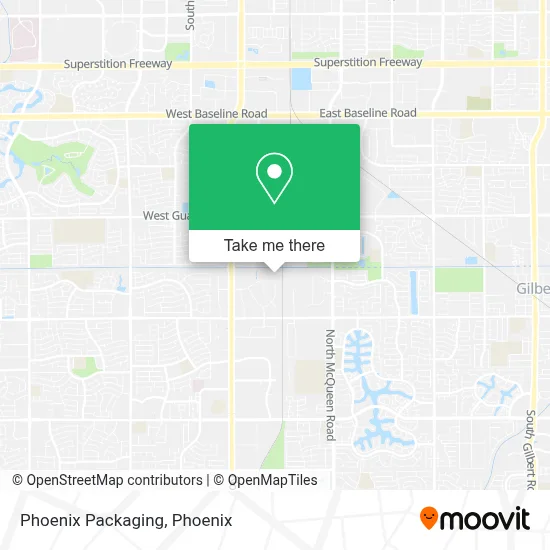 Phoenix Packaging map