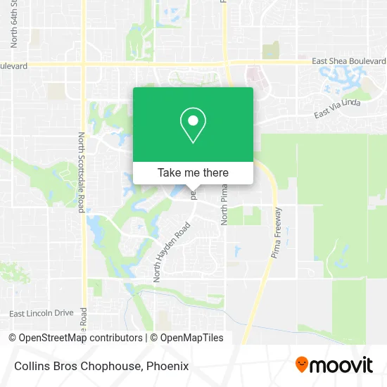 Collins Bros Chophouse map