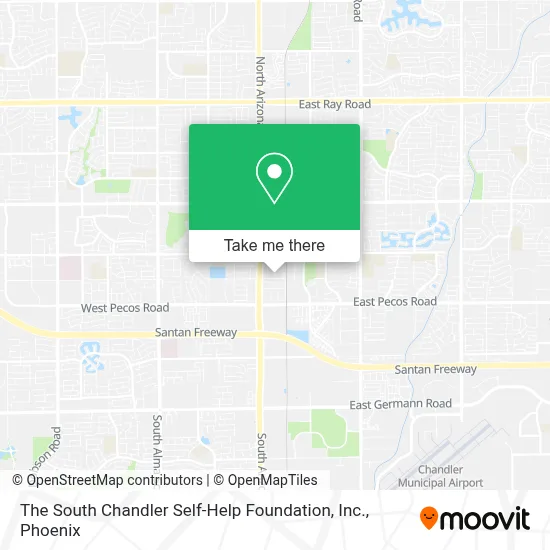 The South Chandler Self-Help Foundation, Inc. map