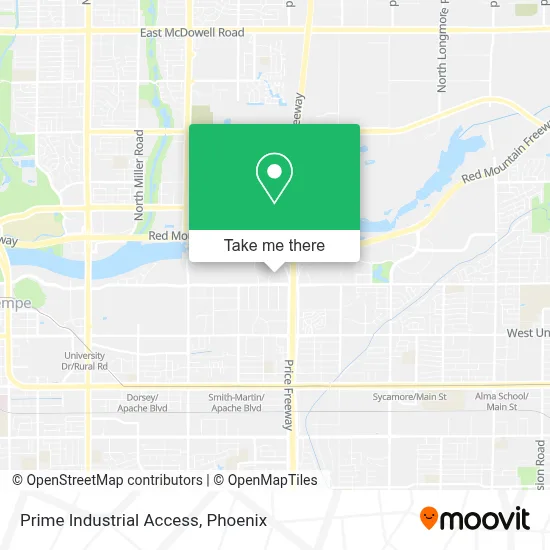 Prime Industrial Access map