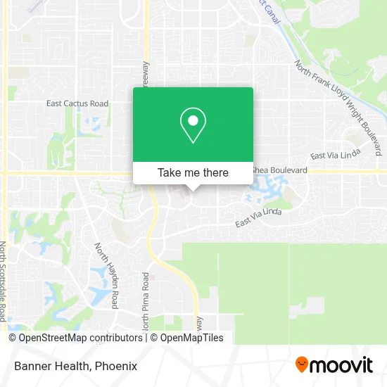 Banner Health map