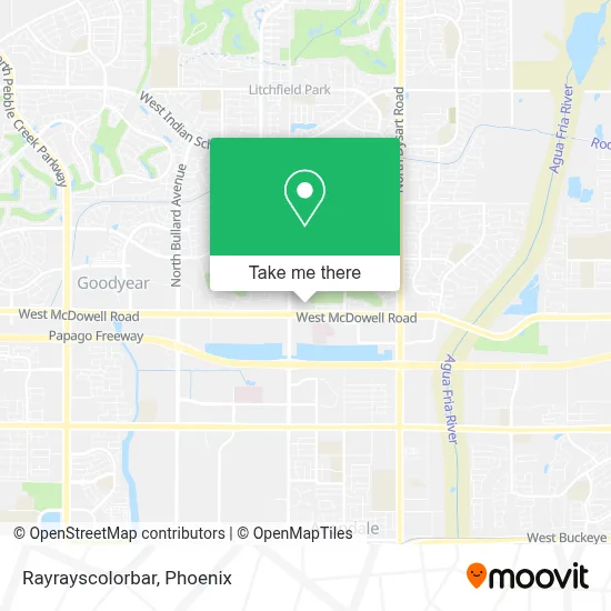 Rayrayscolorbar map