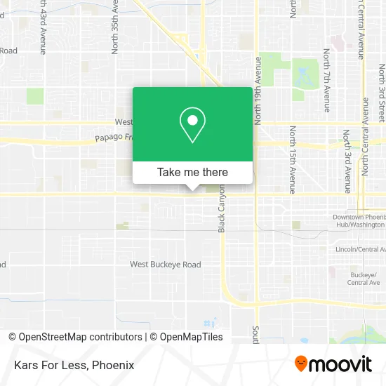 Kars For Less map
