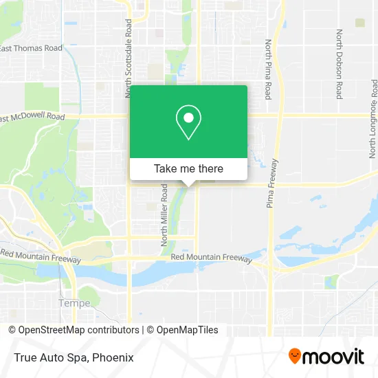 True Auto Spa map