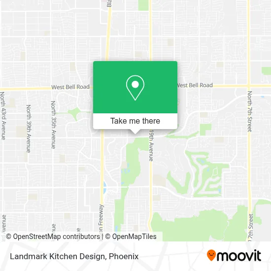 Landmark Kitchen Design map
