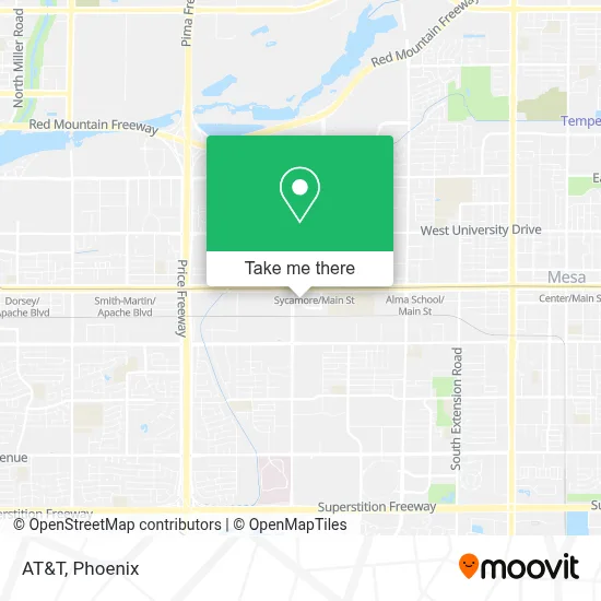 At&T map