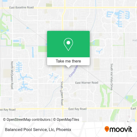 Balanced Pool Service, Llc map