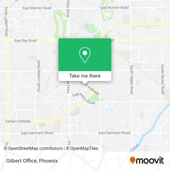 Gilbert Office map
